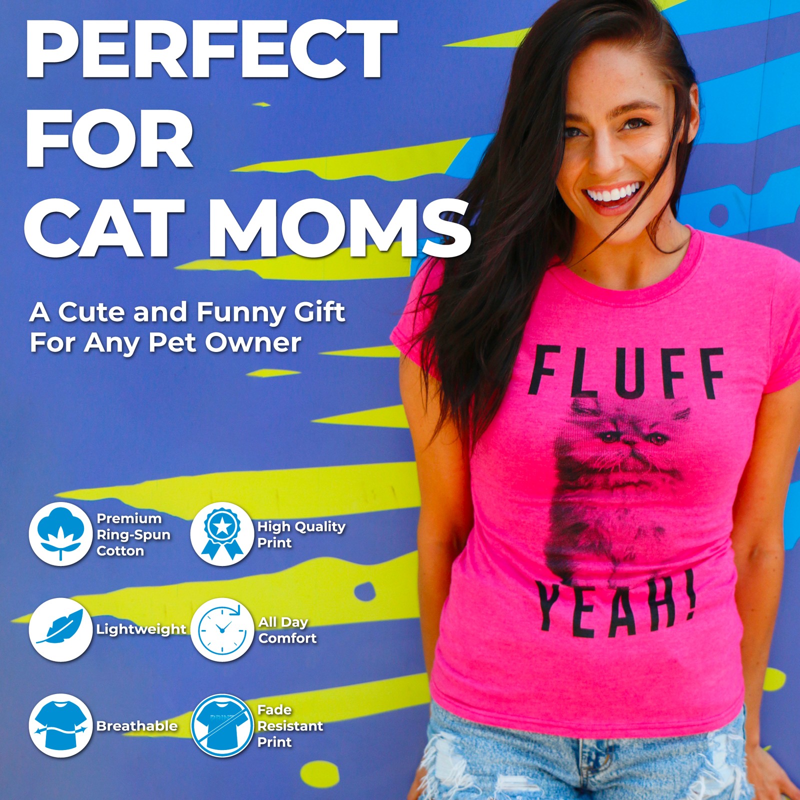 Womens Funny T Shirts High Life Catnip Treats Sarcastic 420 Cat Graphic Tee for