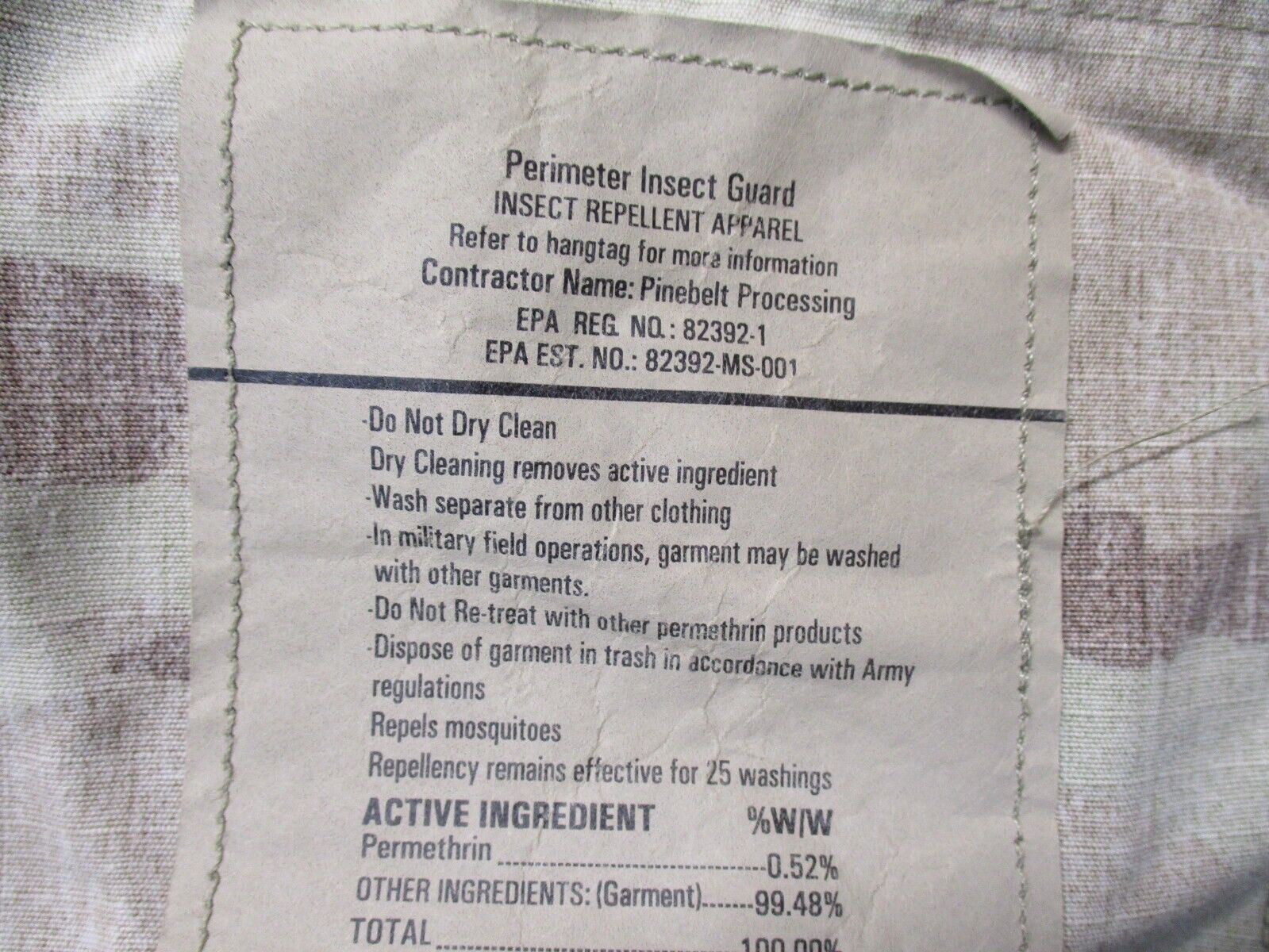 USGI ARMY OCP WOMEN’S TROUSER COMBAT UNIFORM PANTS FEMALE NON-FR NORMAL MATERIAL