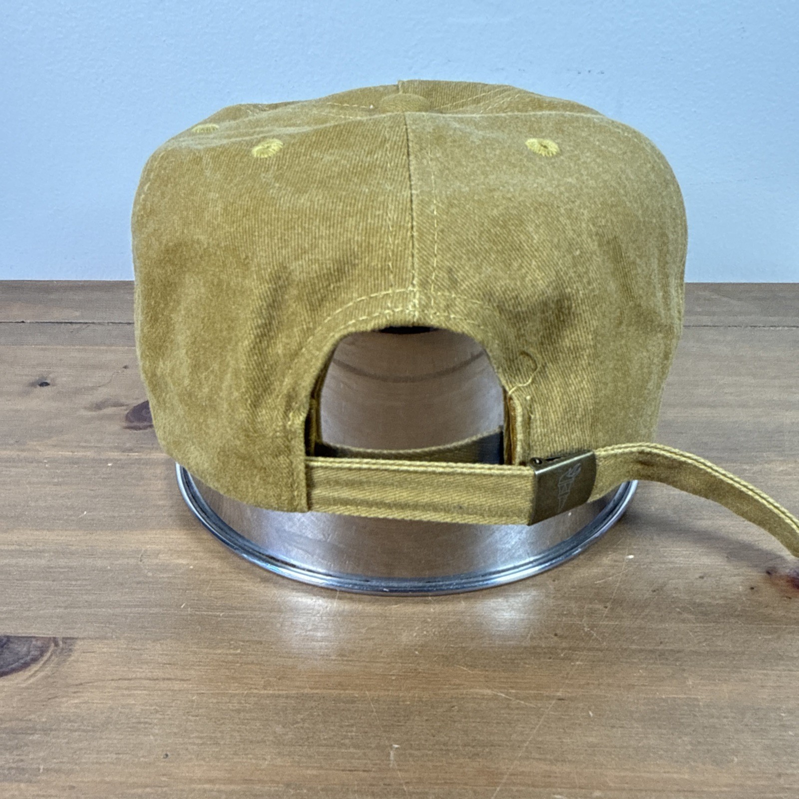 Village Surf Shoppe Gold Weld Mfg Cotton Hat Skull & Wave Logo Since 1969