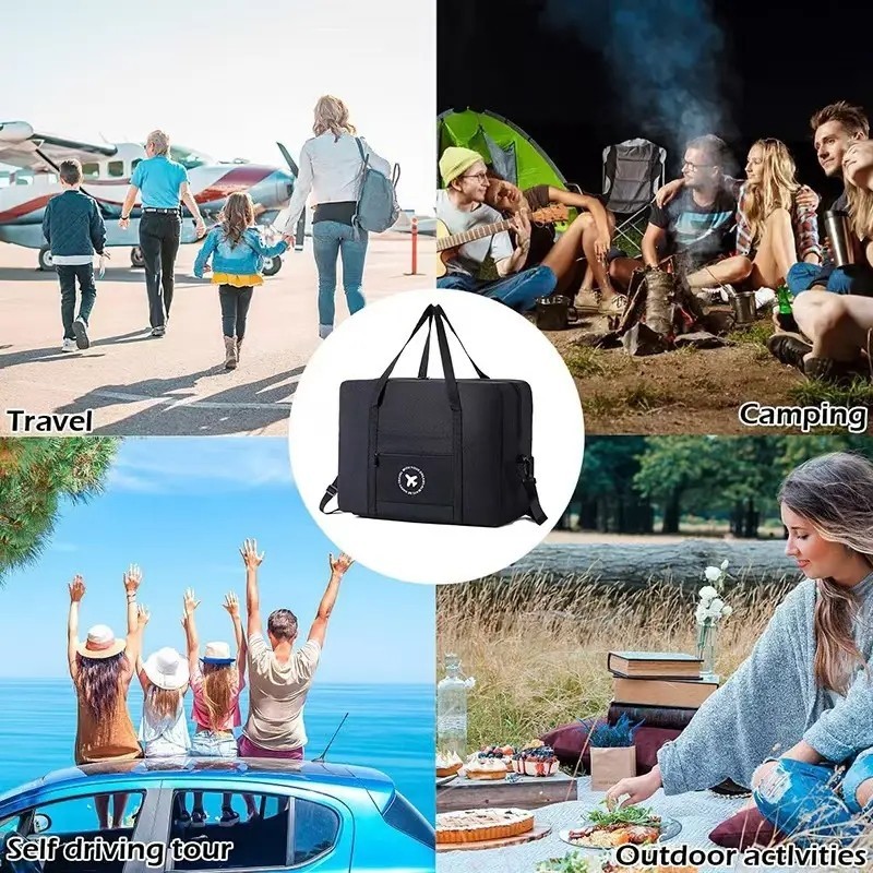 Duffle Gym Sports Travel Bag Foldable Luggage Carry-on Shoulder Bag Lightweight