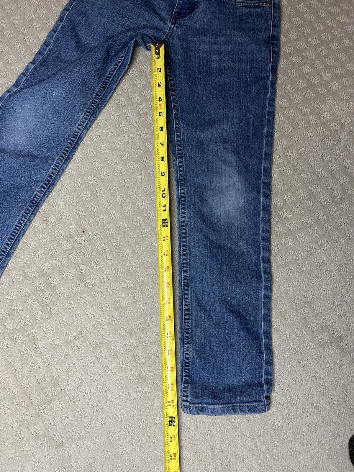 Levi’s 511 Boys Stretch Jeans Size 10 Reg 25×26 Adjustable Waist Blue
