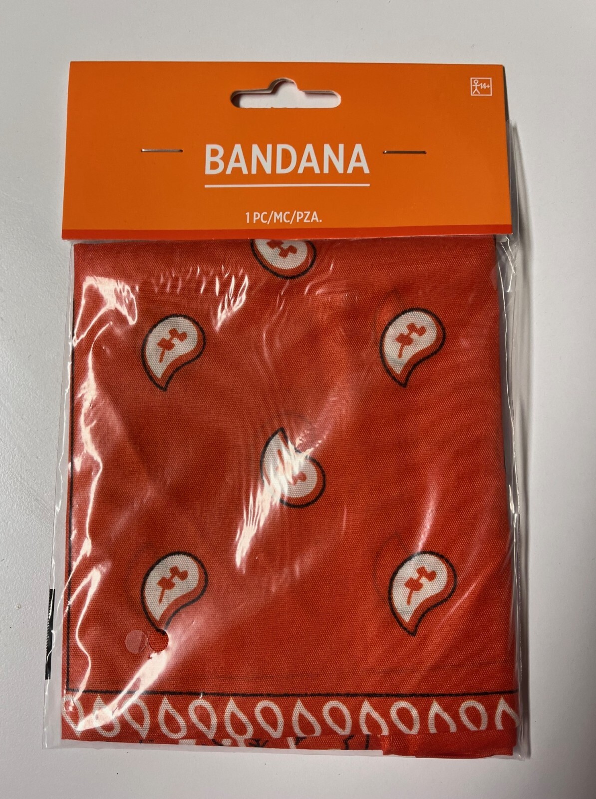 6 Pack 20″ x 20″ Bandanas Black, Pink, Orange, Yellow, Gray, Tan US Seller