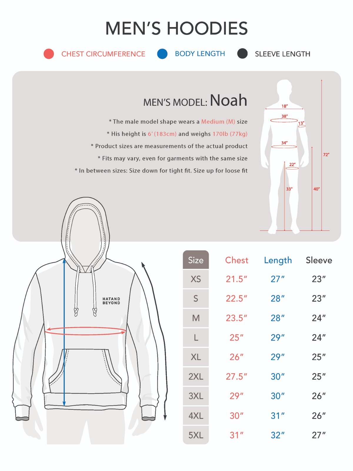 Mens Ultimate Heavyweight Hoodie Sweatshirt Fleece Essentials Pullover XS-5XL