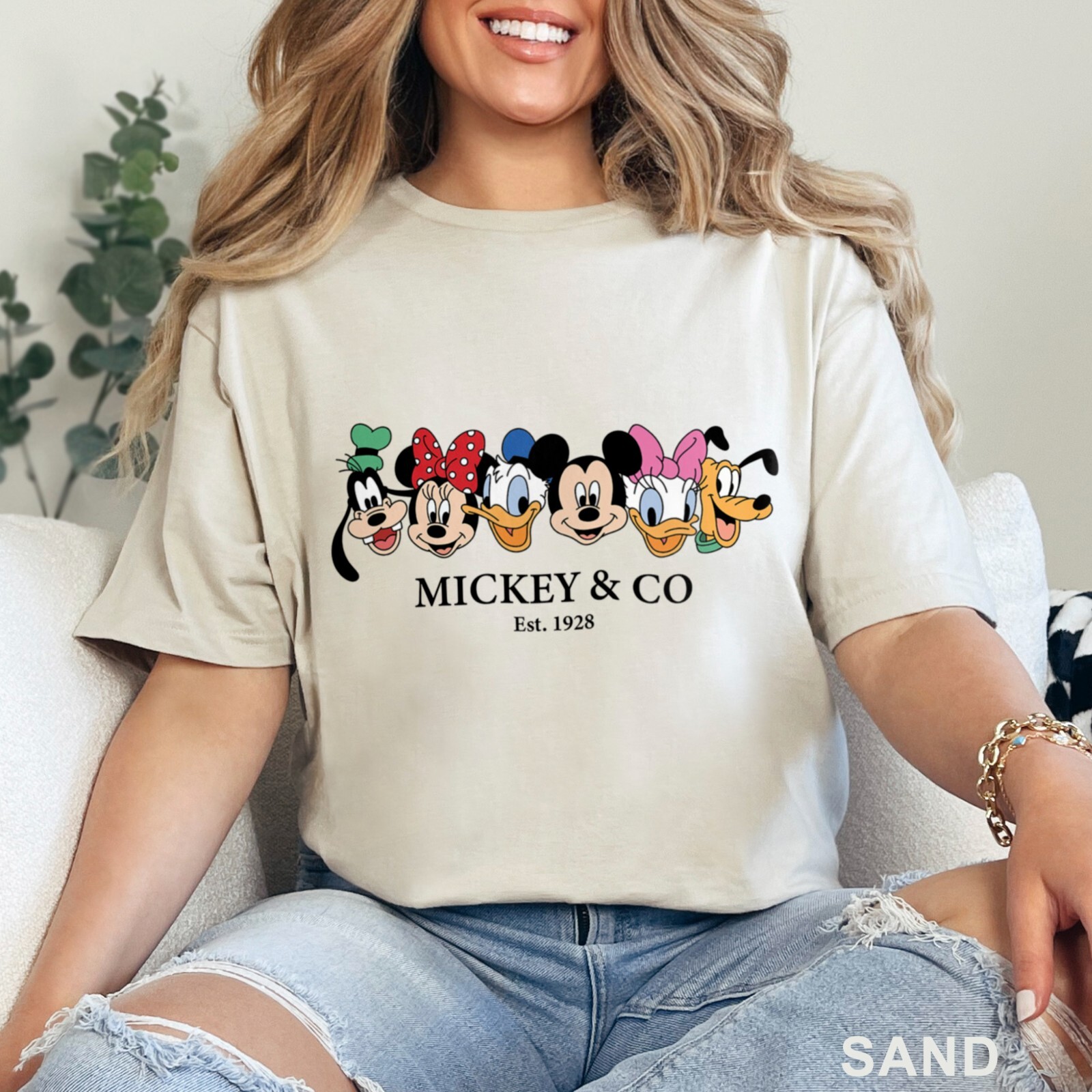Vintage Mickey & Co 1928 Shirt, Mickey And Friends Shirt, Disneyland Tee, 202787