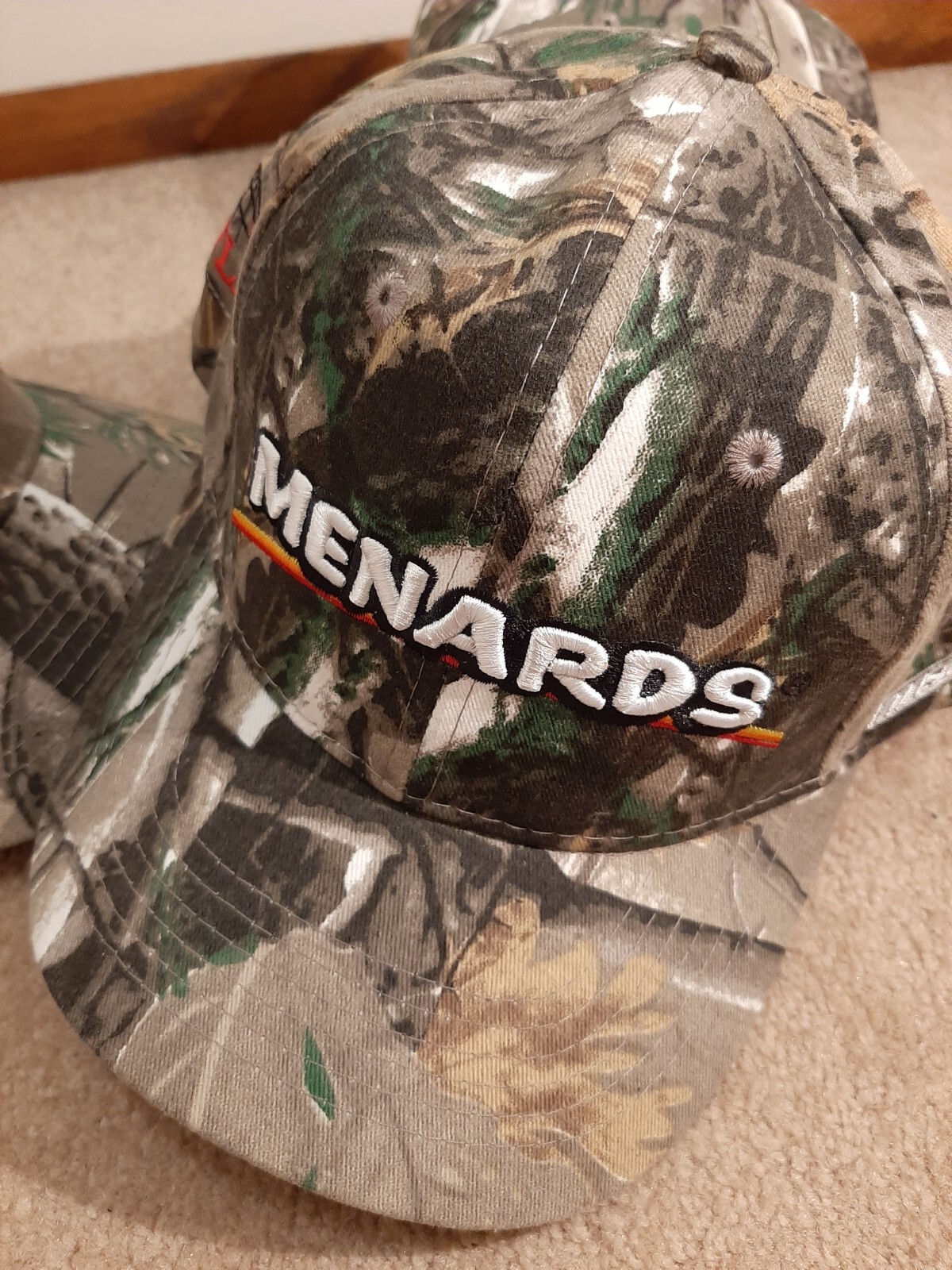 Brand New Men’s Menards MASTERFORCE ATLAS One Size Fits All Camouflage Hat Cap