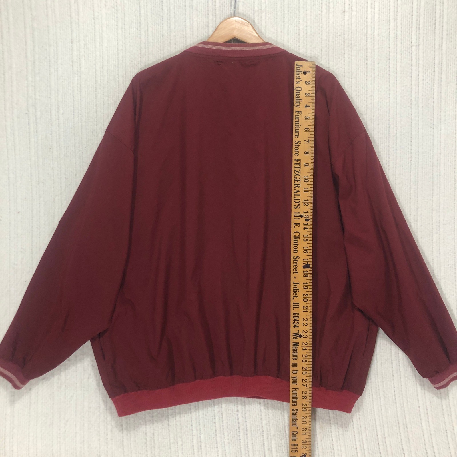 AHWA Quality Wear Maroon Suggestion Plan UAW GM Mens 2XL Pullover Jacket