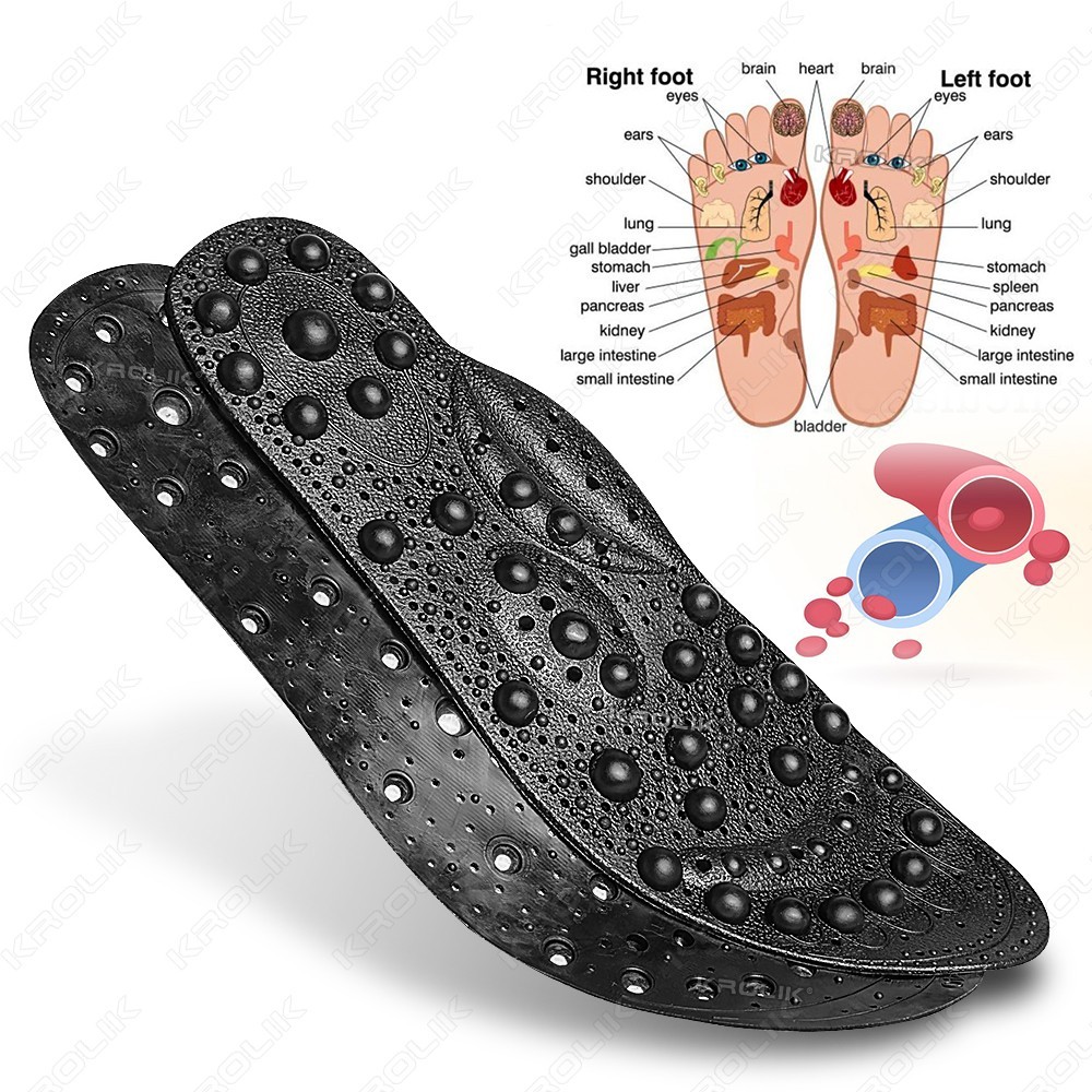Enhanced Magnetic Therapy MassageInsoles Foot Acupressure Point TherapyBody
