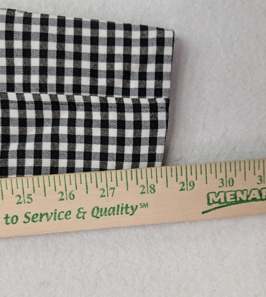Andrea Women’s Pants Size 7 Black White Plaid Gingham Skinny Stretch