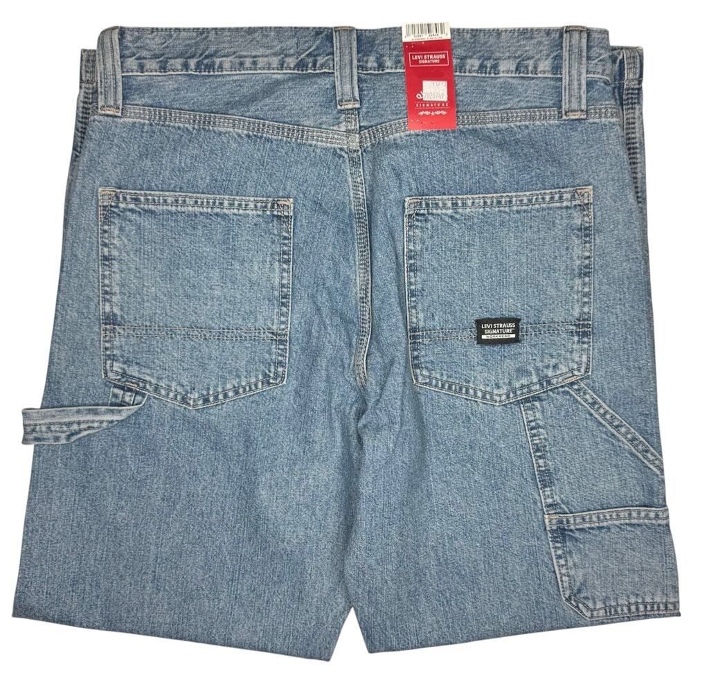 Signature By Levi Strauss & Co. #11588 NEW Men’s 100% Cotton Carpenter Jeans
