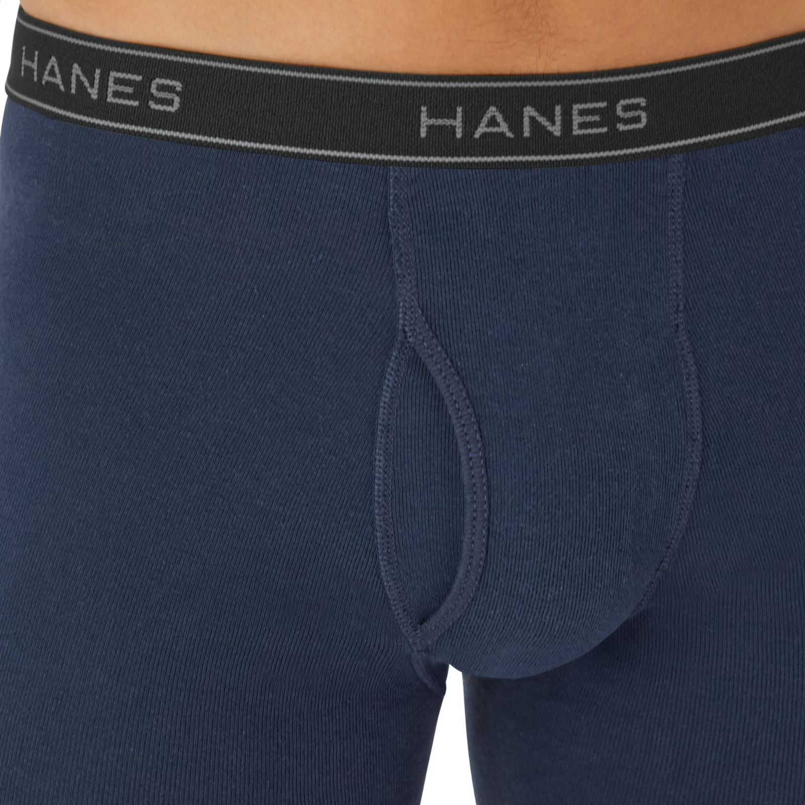 10-Pack Hanes Men’s Value Pack Assorted Boxer Briefs, Soft & Breathable Cotton