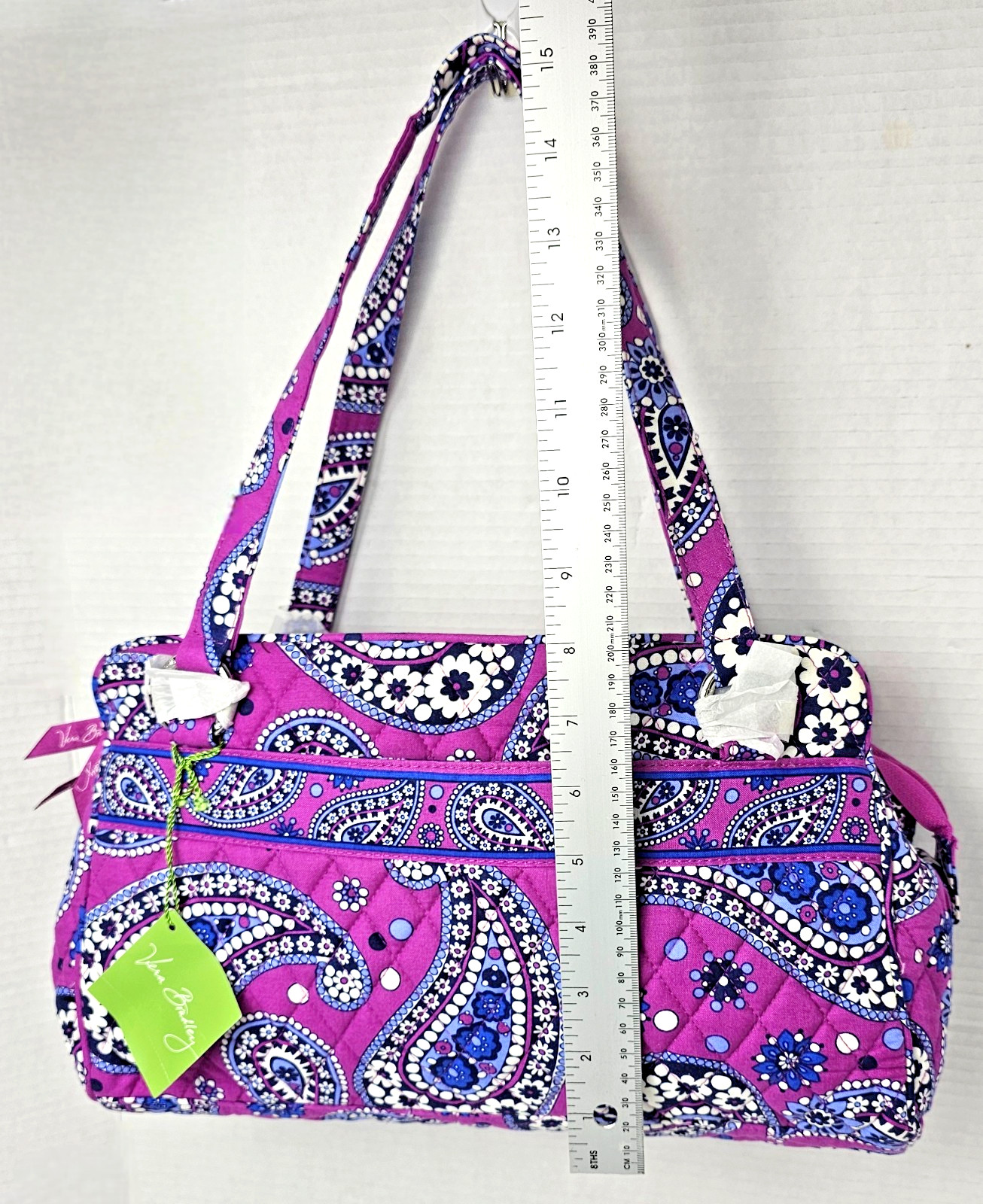 Vera Bradley Whitney Shoulder Bag in Cotton Boysenberry