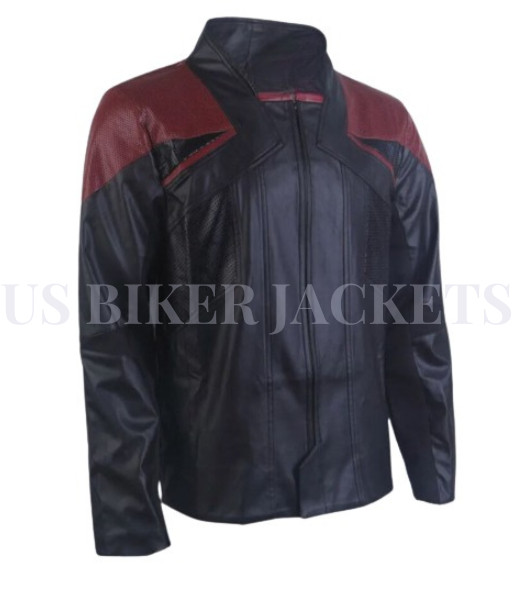 Star Trek Picard Jacket Season 3 Captain Riker Leather Halloween Cosplay Costume
