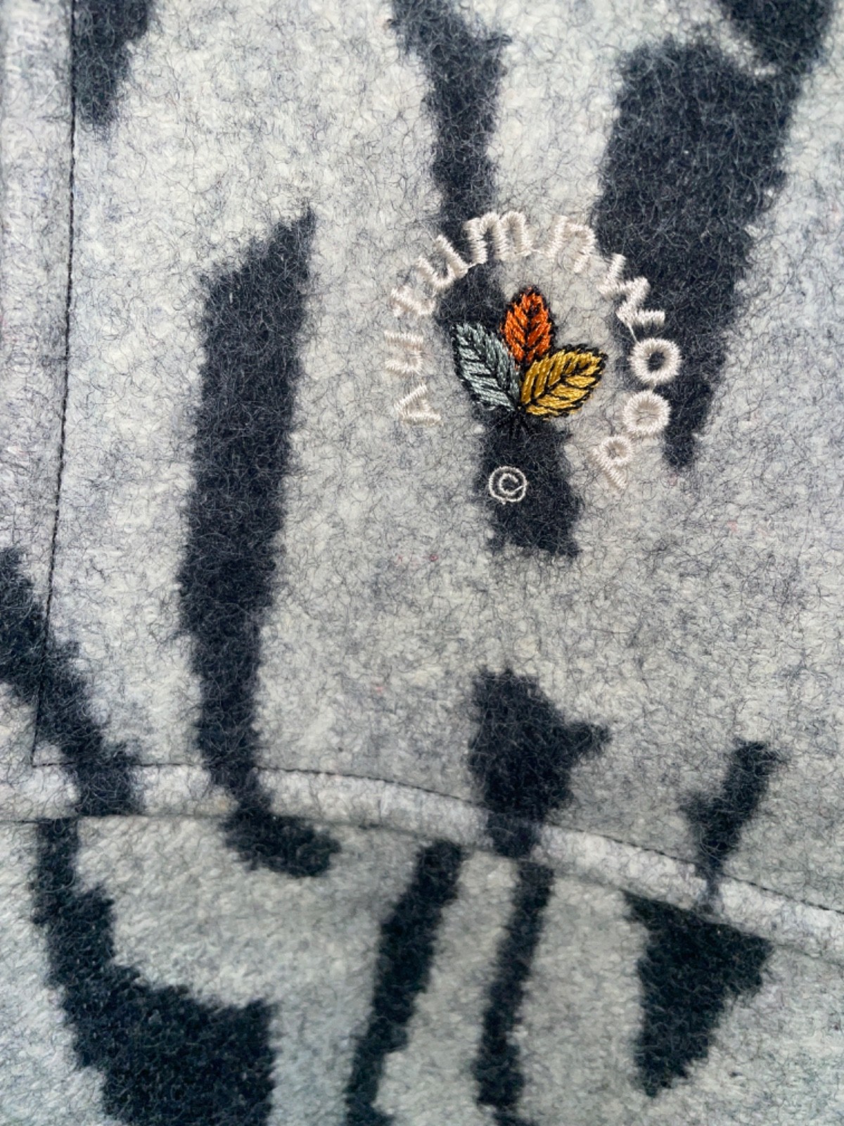 Vintage Autumnwood Inc Zebra print shirt