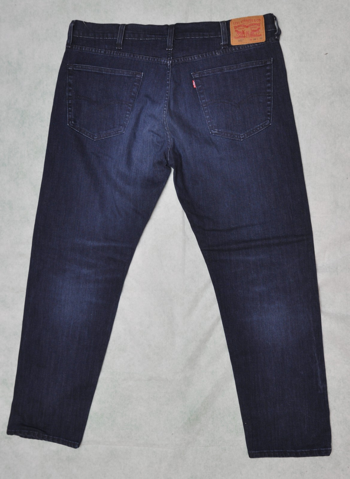 Levi’s 502 Jeans Men 38 x 32 All Seasons Tech Dark Wash Straight High Rise Pant