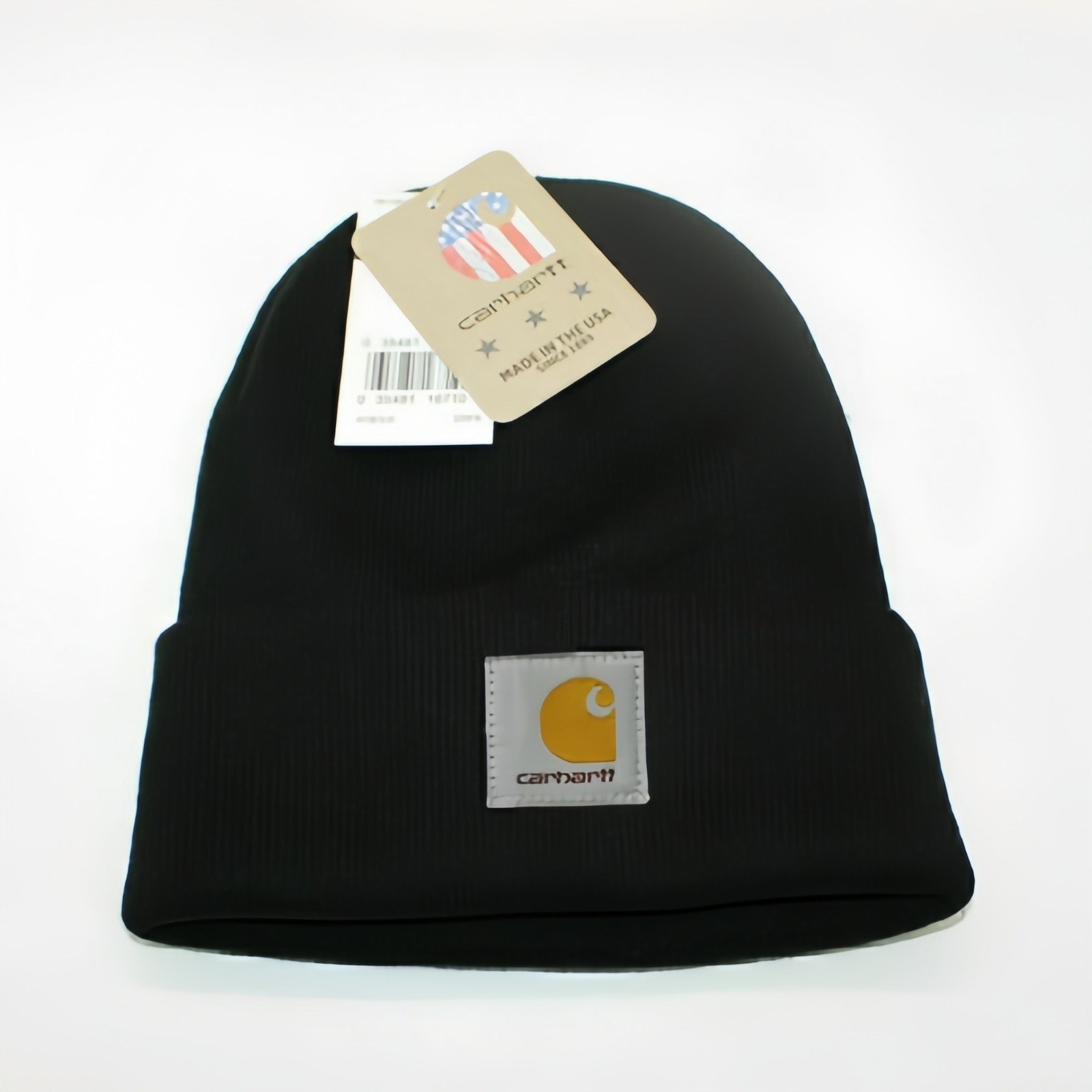 Unisex Carhart² Knit Beanie Hat Acrylic Winter Pull On Closure Knit Cap USA