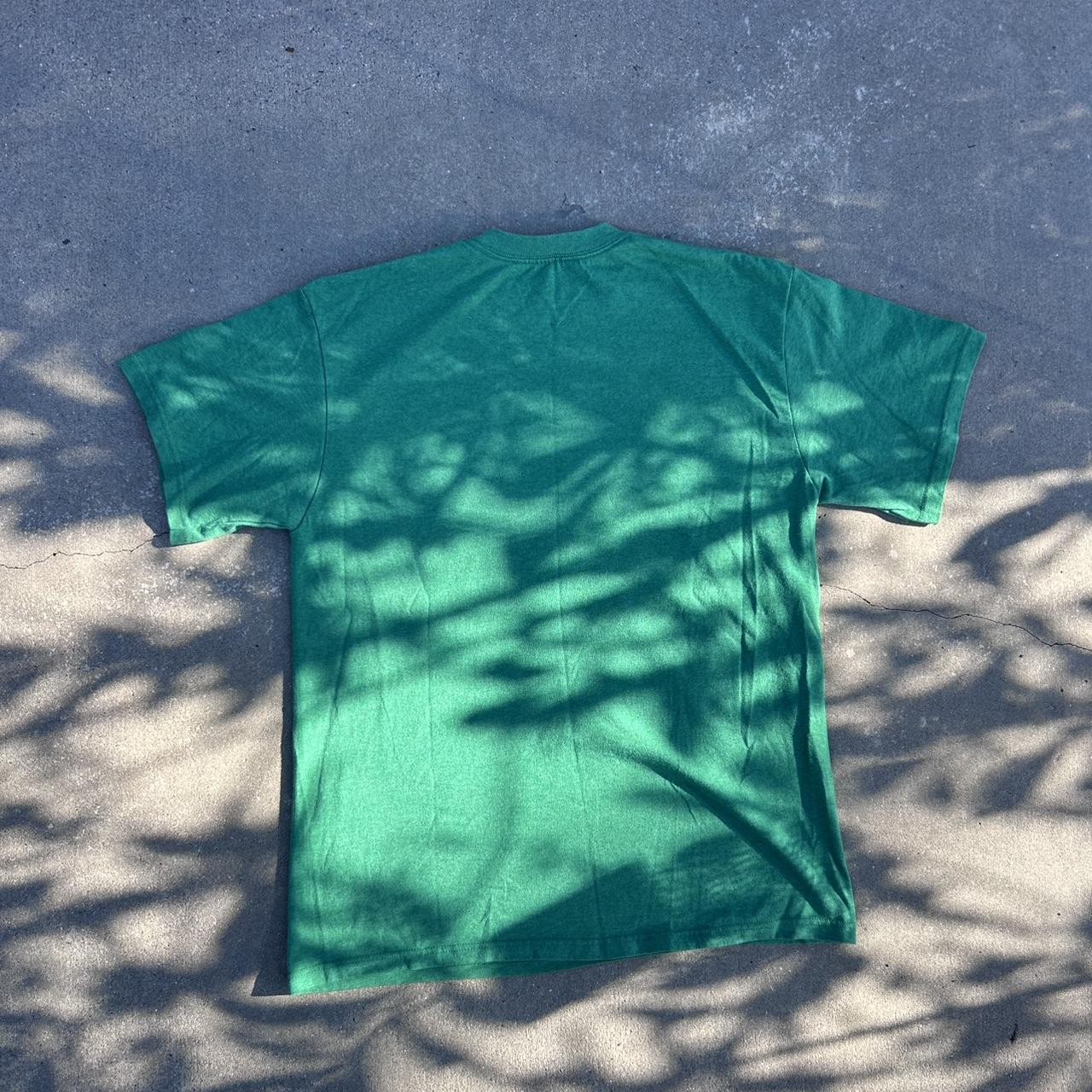 Vintage y2k green Celtic cross graphic tee