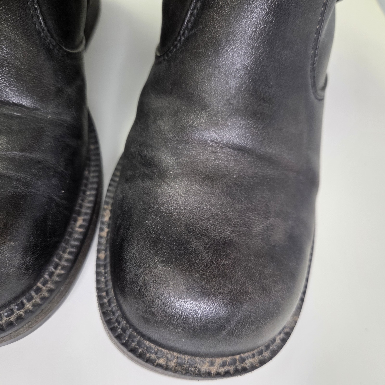 Harley Davidson Pavement Harness Boots Womens Black Leather Motorcycle Size 8.5