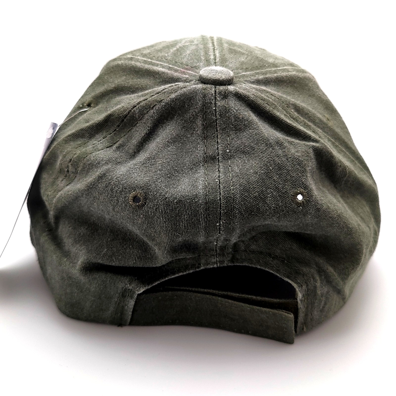 SEABEES Builder Bee 100% Cotton Green Baseball Cap Adjustable Embroidered