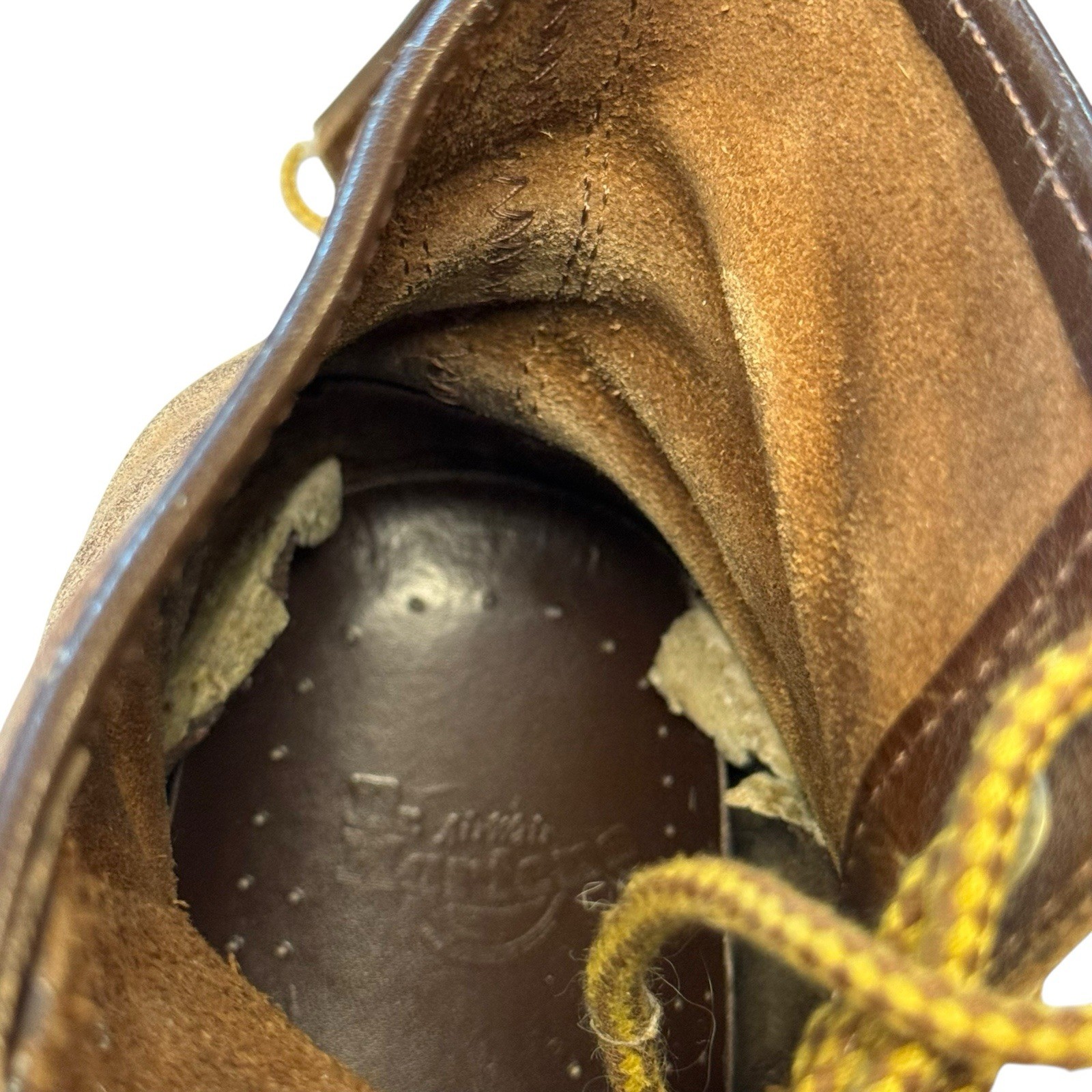 Dr Martens Womens Distressed Brown Leather Boots Size 7? (SEE DESCRIPTION)