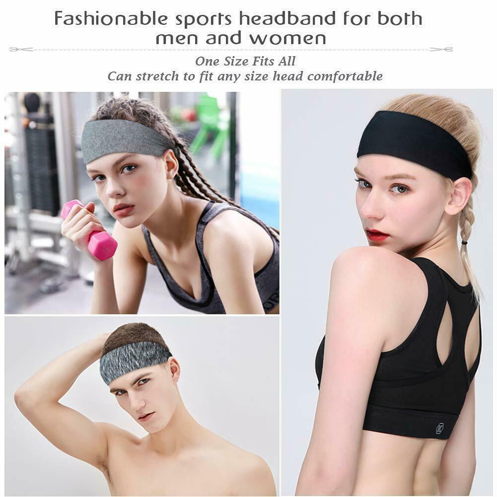 Fitness Sweatband Sport Headband Moisture Wicking Hairband Yoga Cycling Headband