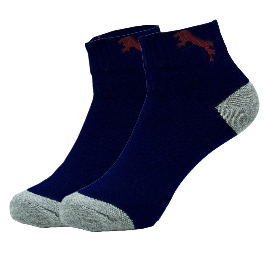 Mens 3-12 Pairs Ankle/Quarter Crew Sports Tiger Low Cut Socks Cotton Size 9-13