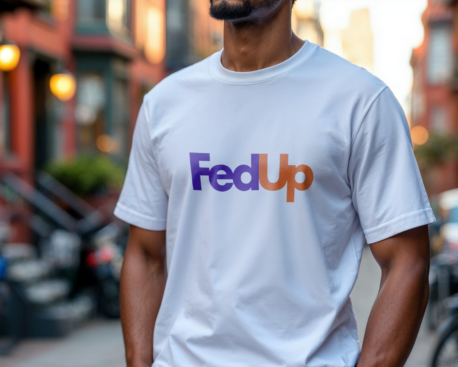 FedUp Parody T-Shirt Funny Slogan Graphic Tee Sarcastic Humor Shirt A23