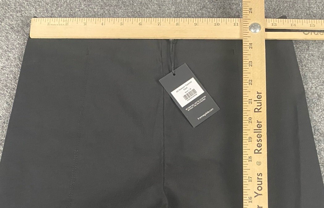 Franne Golde Women’s All Seasons Slim Ankle Magic Pant Black Size Medium