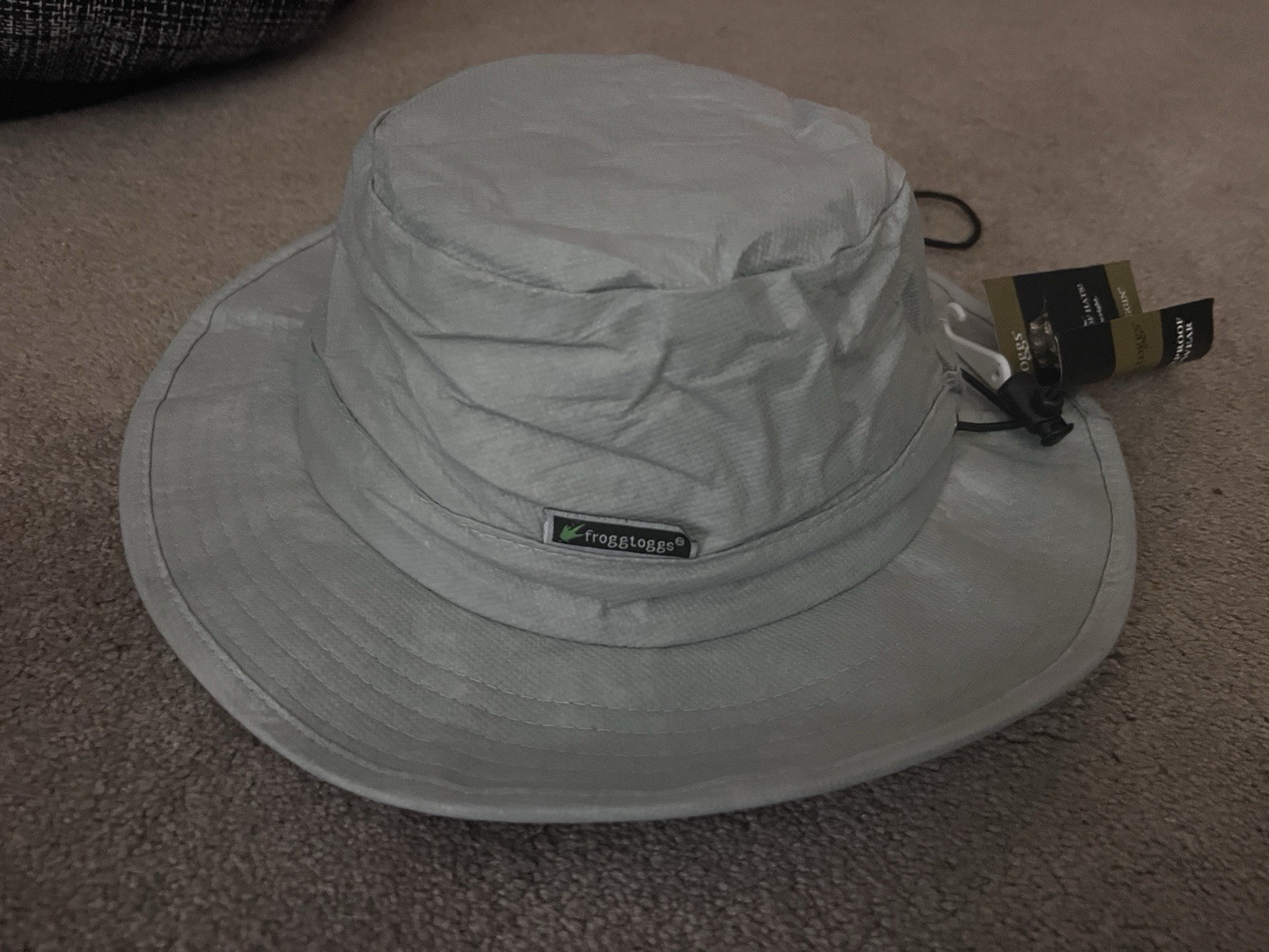 Frogg Toggs Bucket Hat Gray FTH101-07 Waterproof Fish Hike Camping