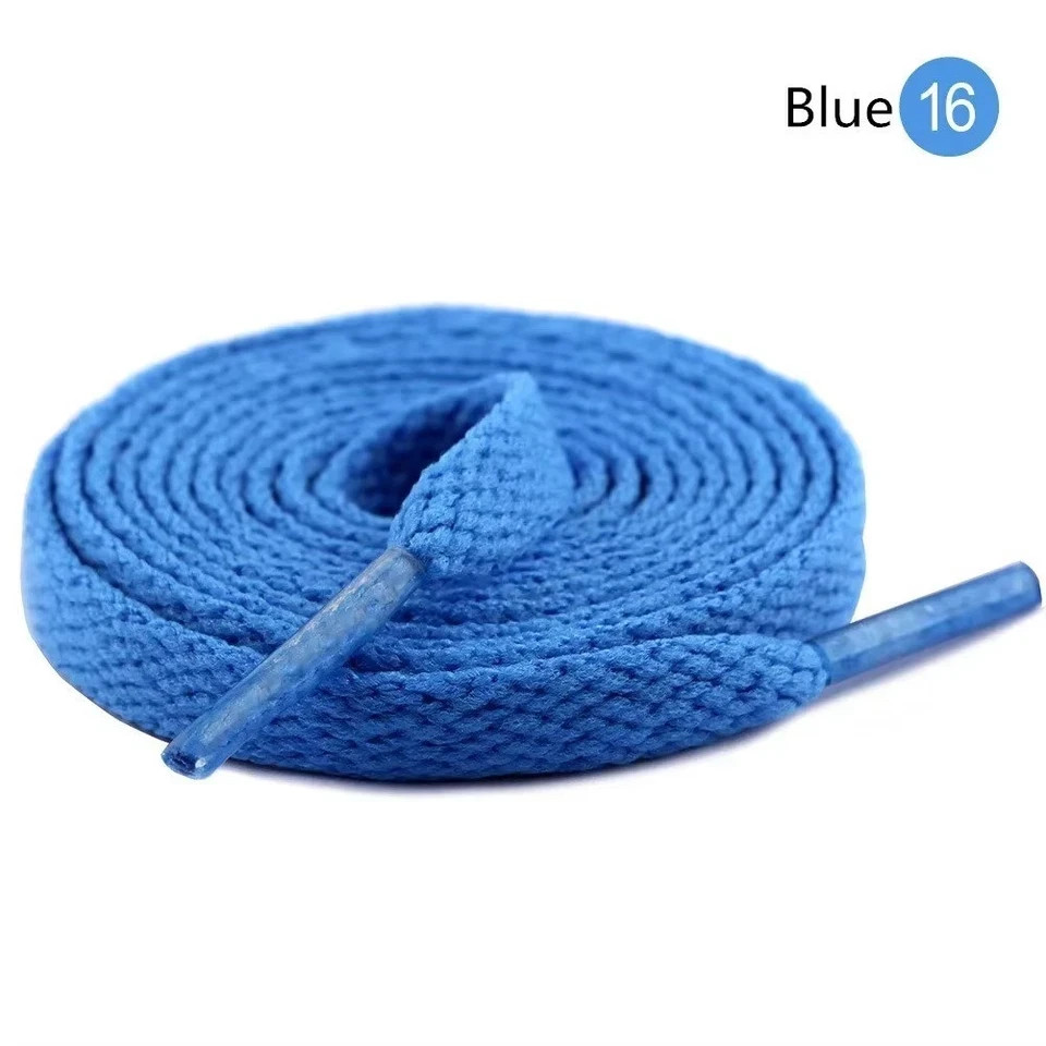 1 Pair Flat Shoelaces Replacement Shoe Laces for Sneakers Casual Sports Shoes