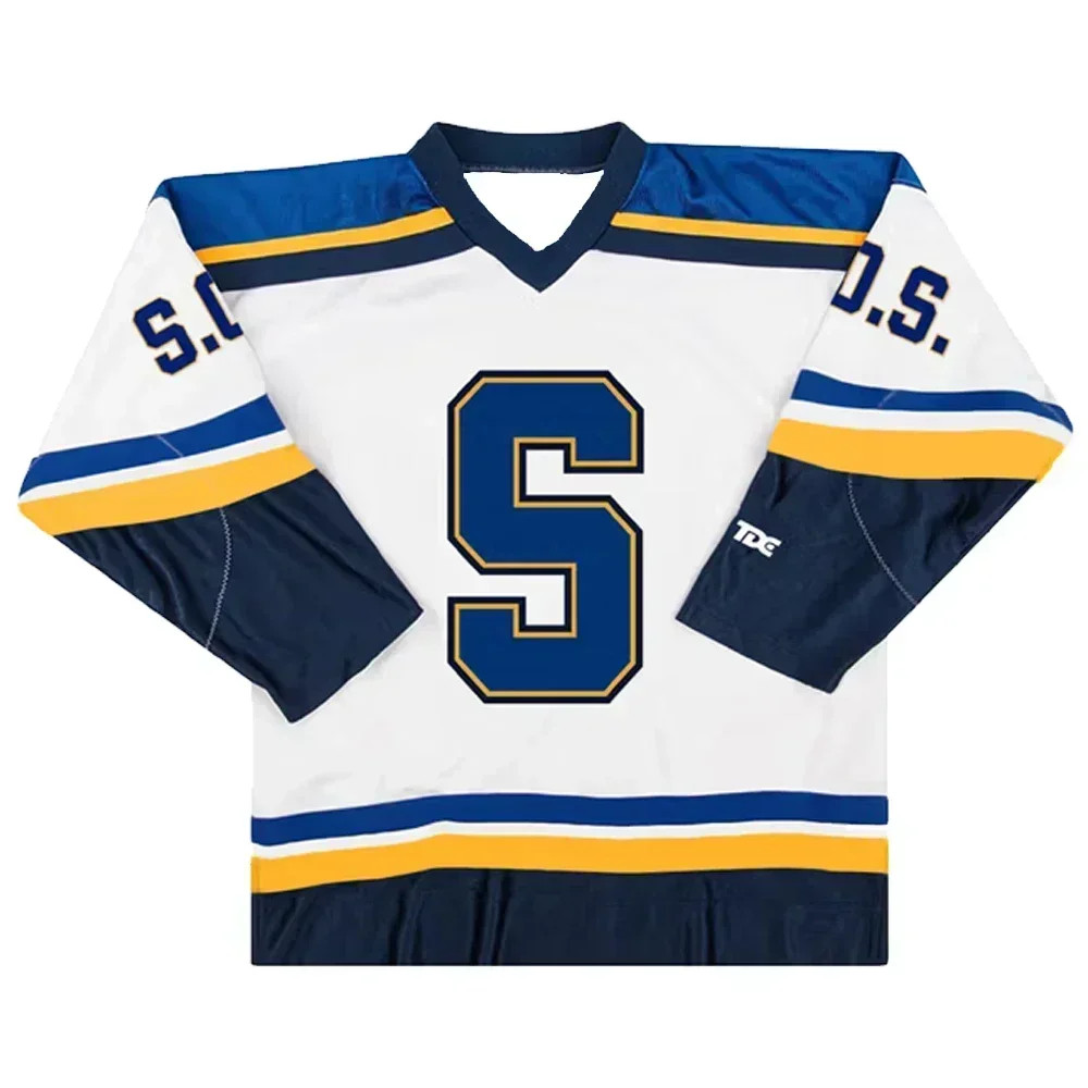 SZA SOS Blind Graphic Hockey Jersey Number 7 Long Sleeve Streetwear Unisex S-4XL