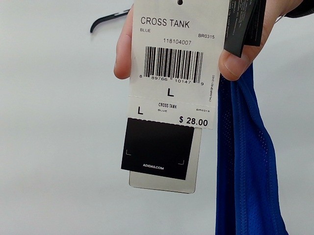 Adidas Blue Racerback Tank Top Women’s Size Large