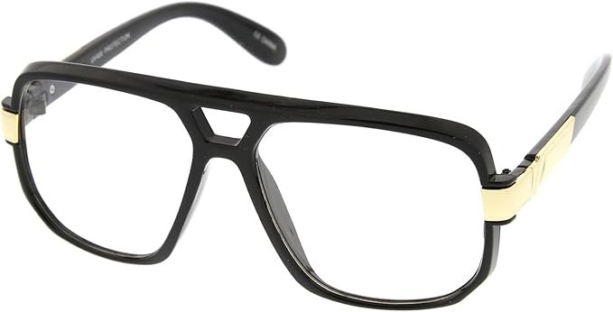 GAZELLE SWAG SQUARE HIP HOP AVIATOR SUNGLASSES OVERSIZED RETRO DESIGNER FASHION