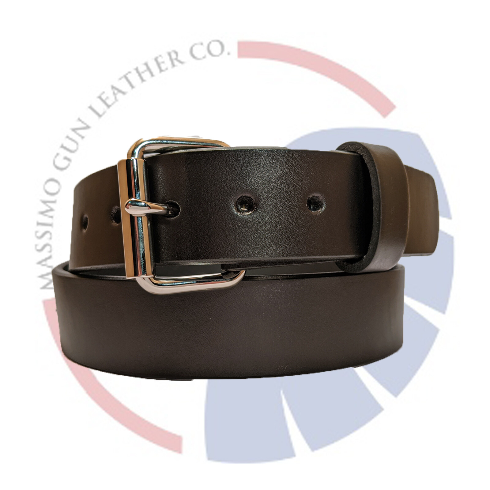 MEN’S LEATHER GUN BELT_ 1 1/2″ HEAVY DUTY CCW WORK BELT HANDMADE_1.5″