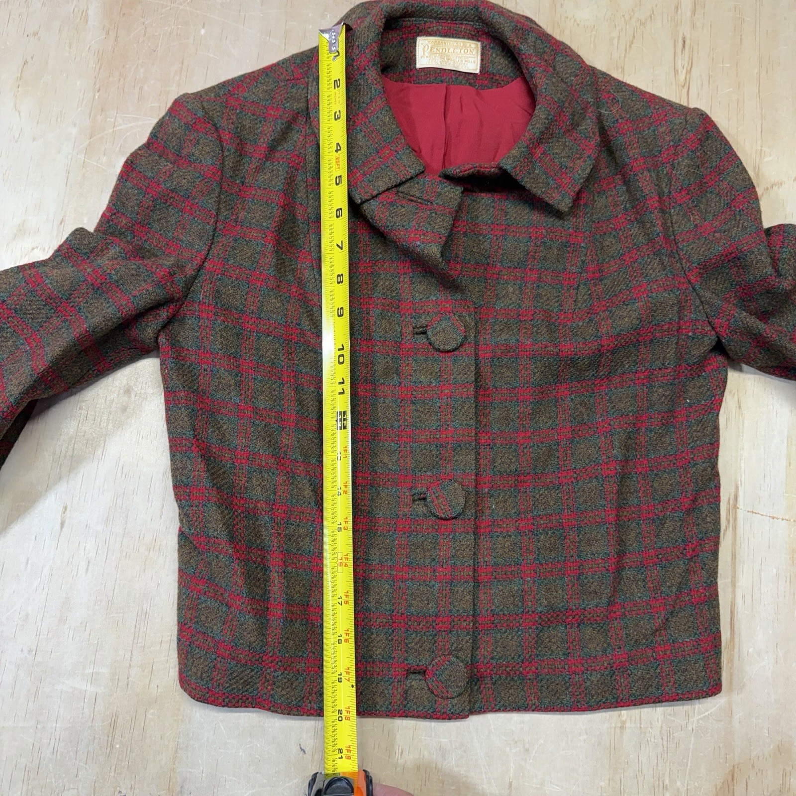 Vintage Pendleton Wool 50’s Cropped Jacket – Mint