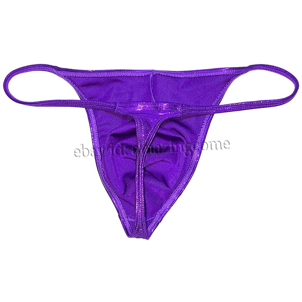 Men Gloss G-string Thong Underwear Classics Pouch T-back Elastic Sex Swim Tangas