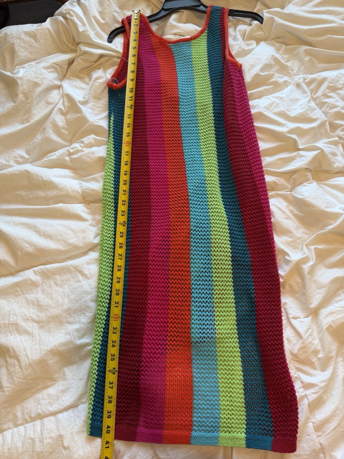 Beach Cover Up Fisherman Women’s Size Xsmall Dress Colorful Boho Fairy Preppy