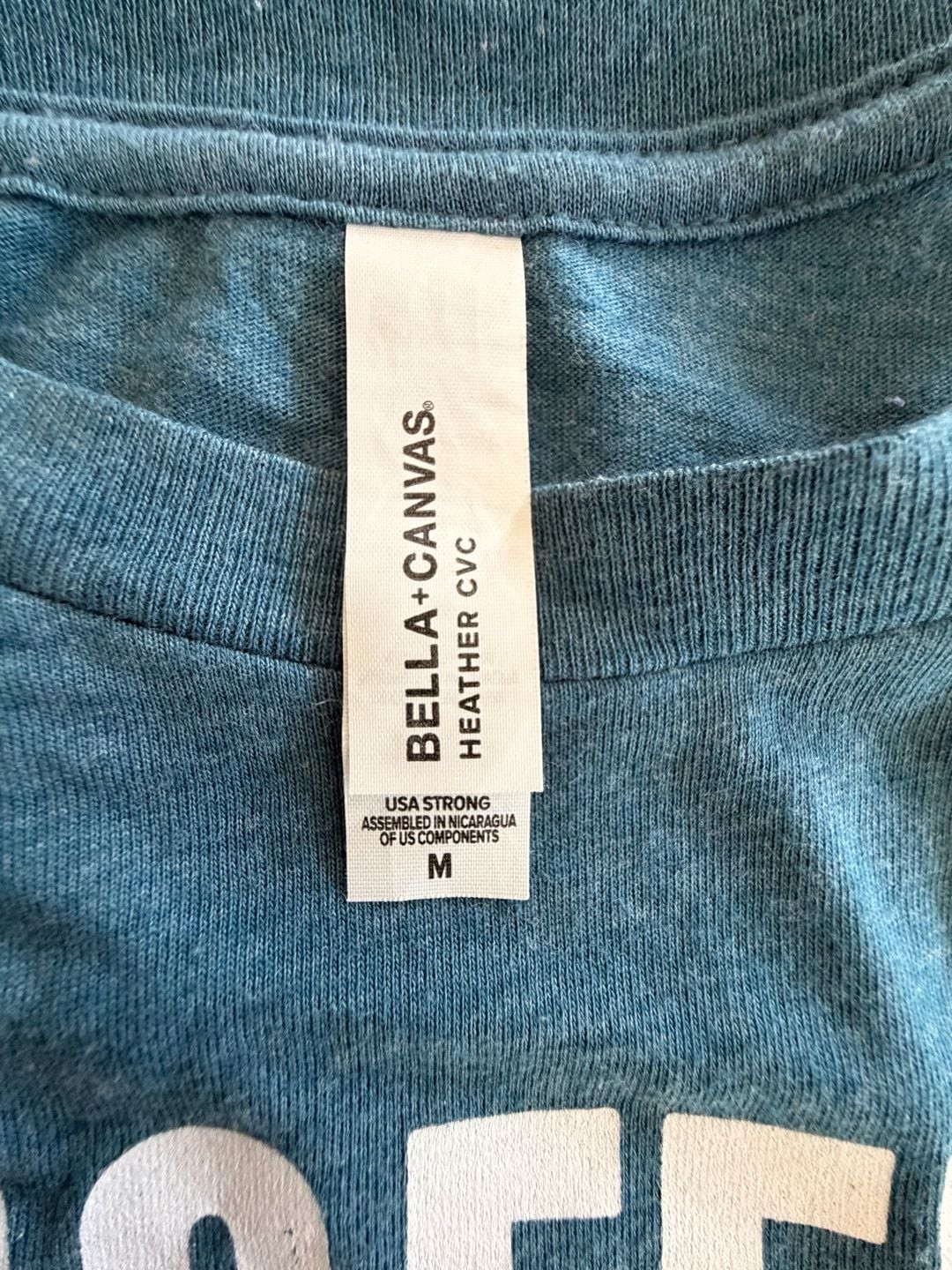 Bella+Canvas Coffee Lake Wine Repeat Long Sleeve Shirt Size M