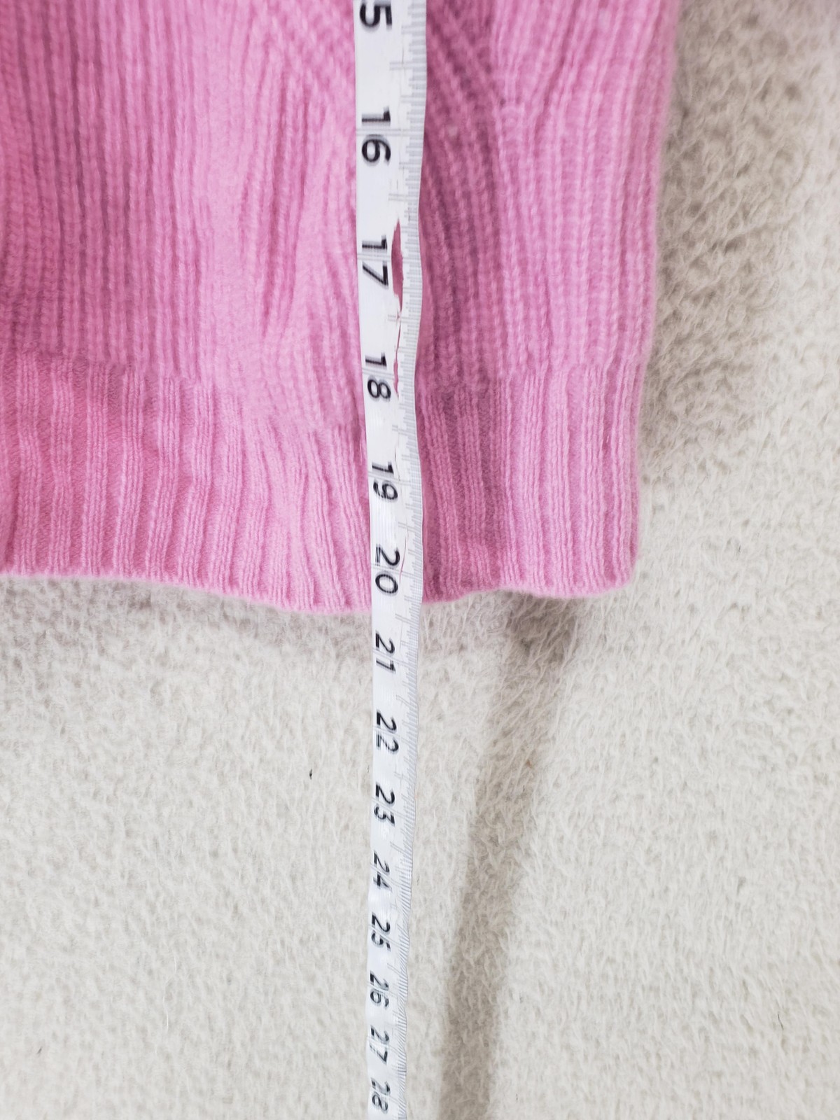 N Peal Sweater Womens Medium Pink Organic Cashmere Textured Knit Pullover Jumper
