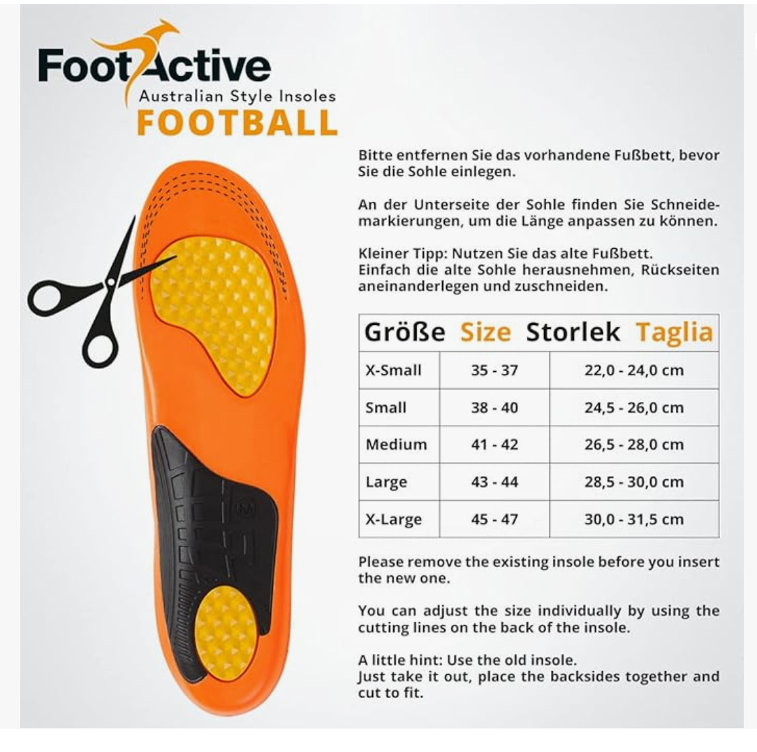 Foot Active Australian Style Insoles