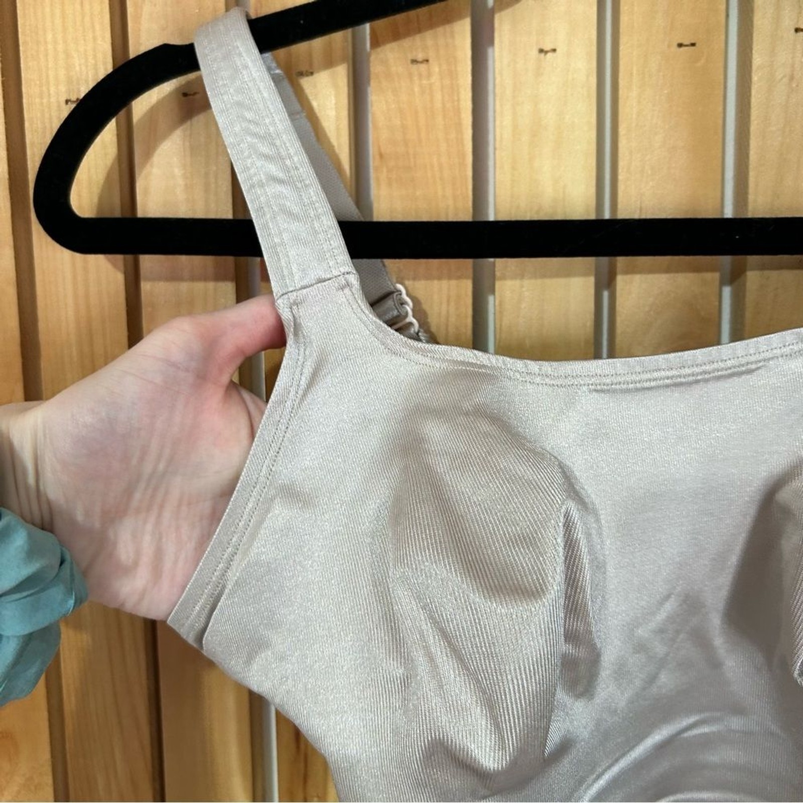 Ruby Ribbon 3029 Original Demiette Wireless Bra Nude Tan Size 34