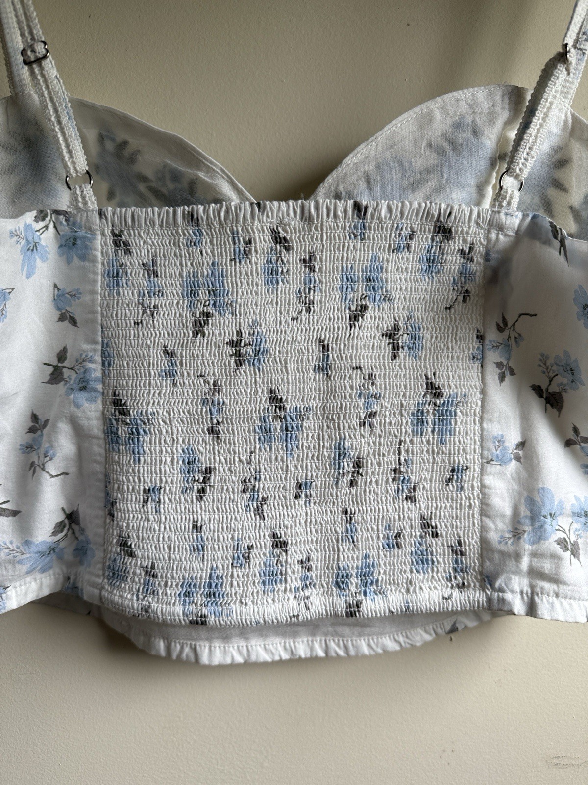 Free People Wild Flowers Embroidered Bustier Size XS NWT