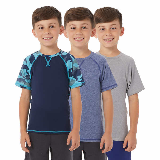 32 Degrees Cool Youth 3-Pack Active Tee