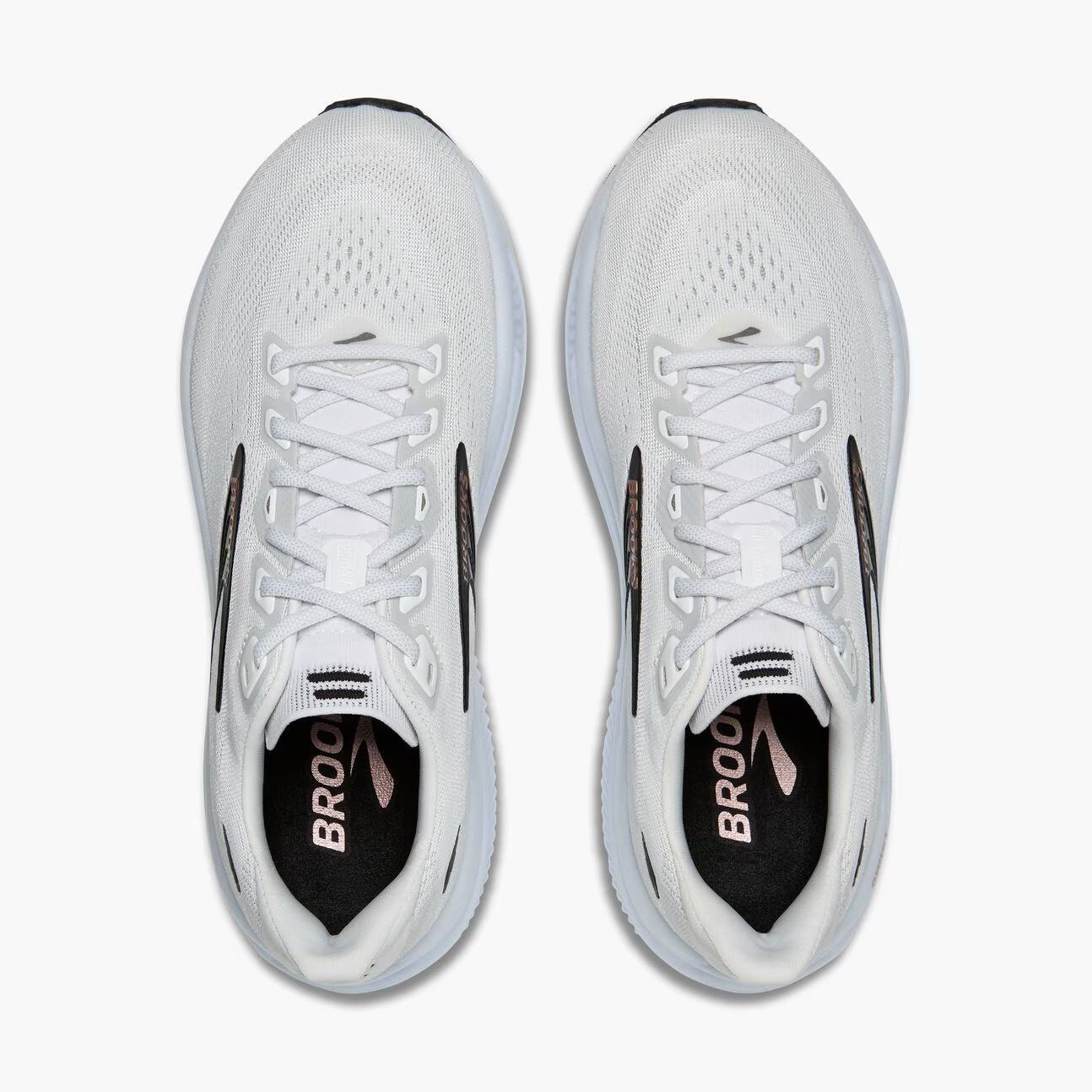 Brooks Women’s Ghost 18 White/ Black/ Rose Gold 120482-1B-105