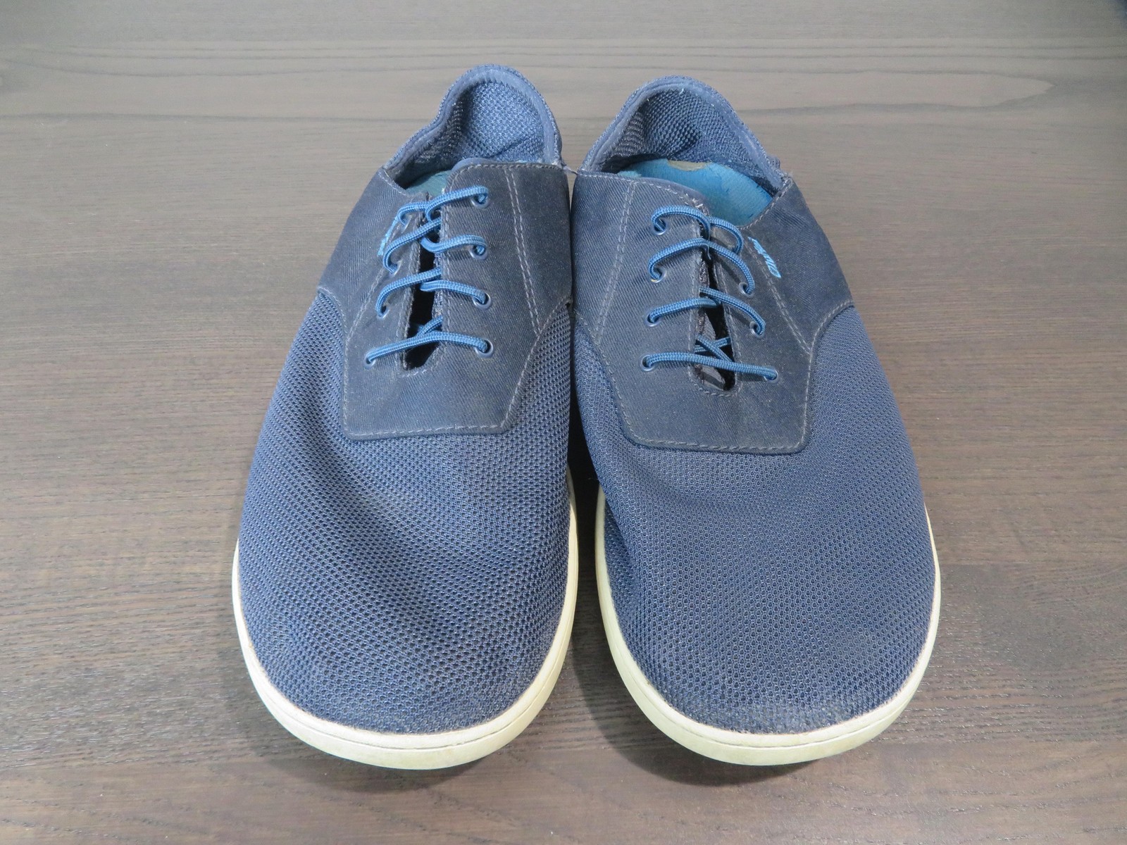 OluKai Nohea Moku Shoes Mens Size 9.5 Blue Mesh Boat Sneaker Casual 10283-TFTT