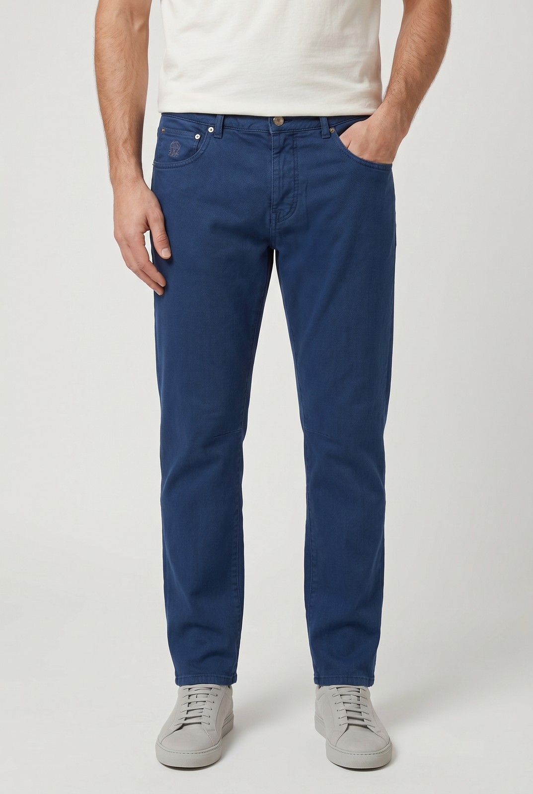 BRUNELLO CUCINELLI MEN’S 100% CO LEISURE FIT 5 POCKET DENIM PANTS NWT MSRP $935