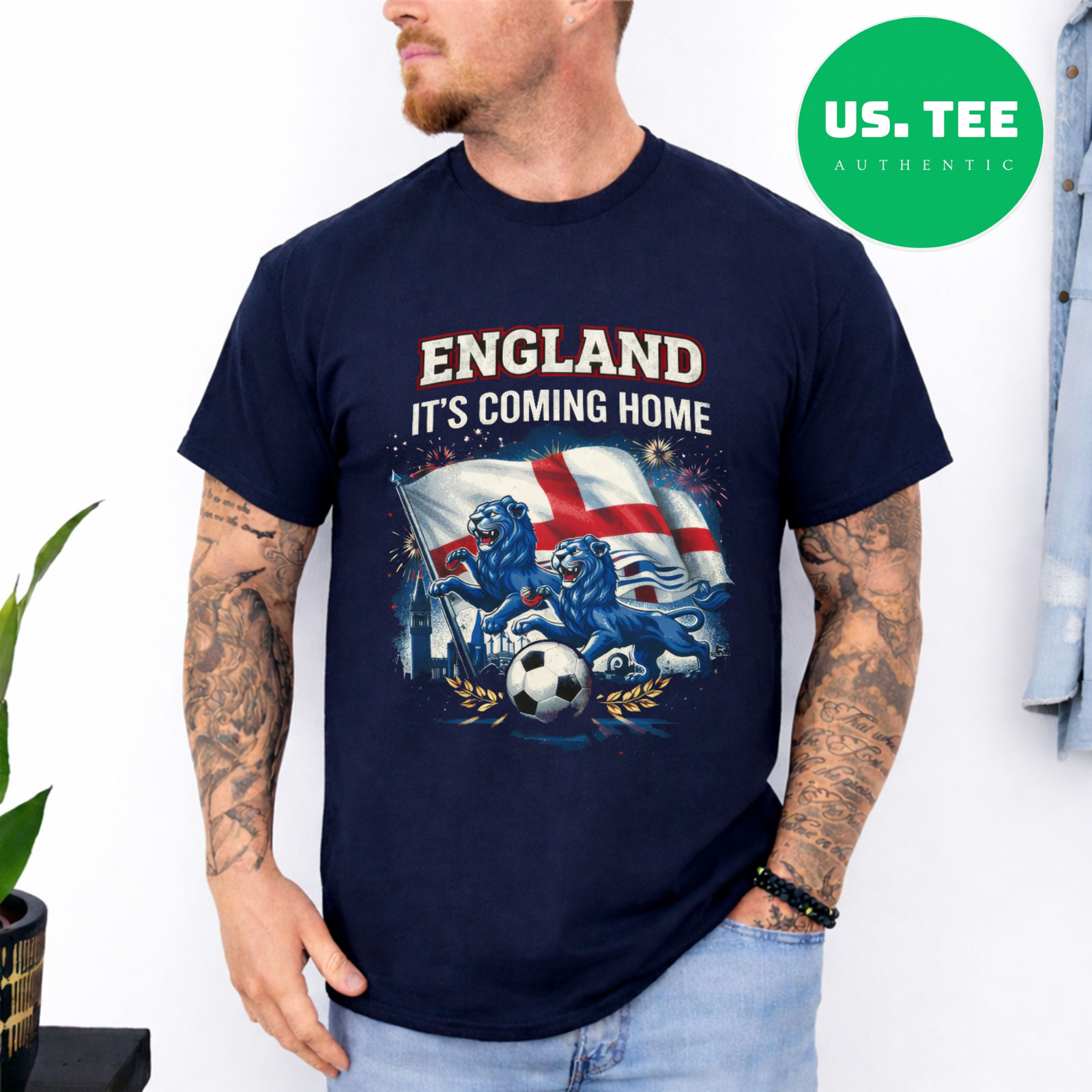 England It’s Coming Home World Cup 2026 T-Shirt Football Fan Gift