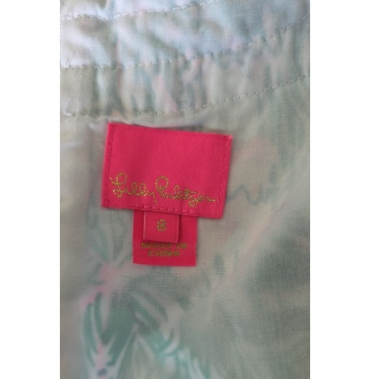 lilly pulitzer little lilly classic shift dress colorful Camelflage size 8