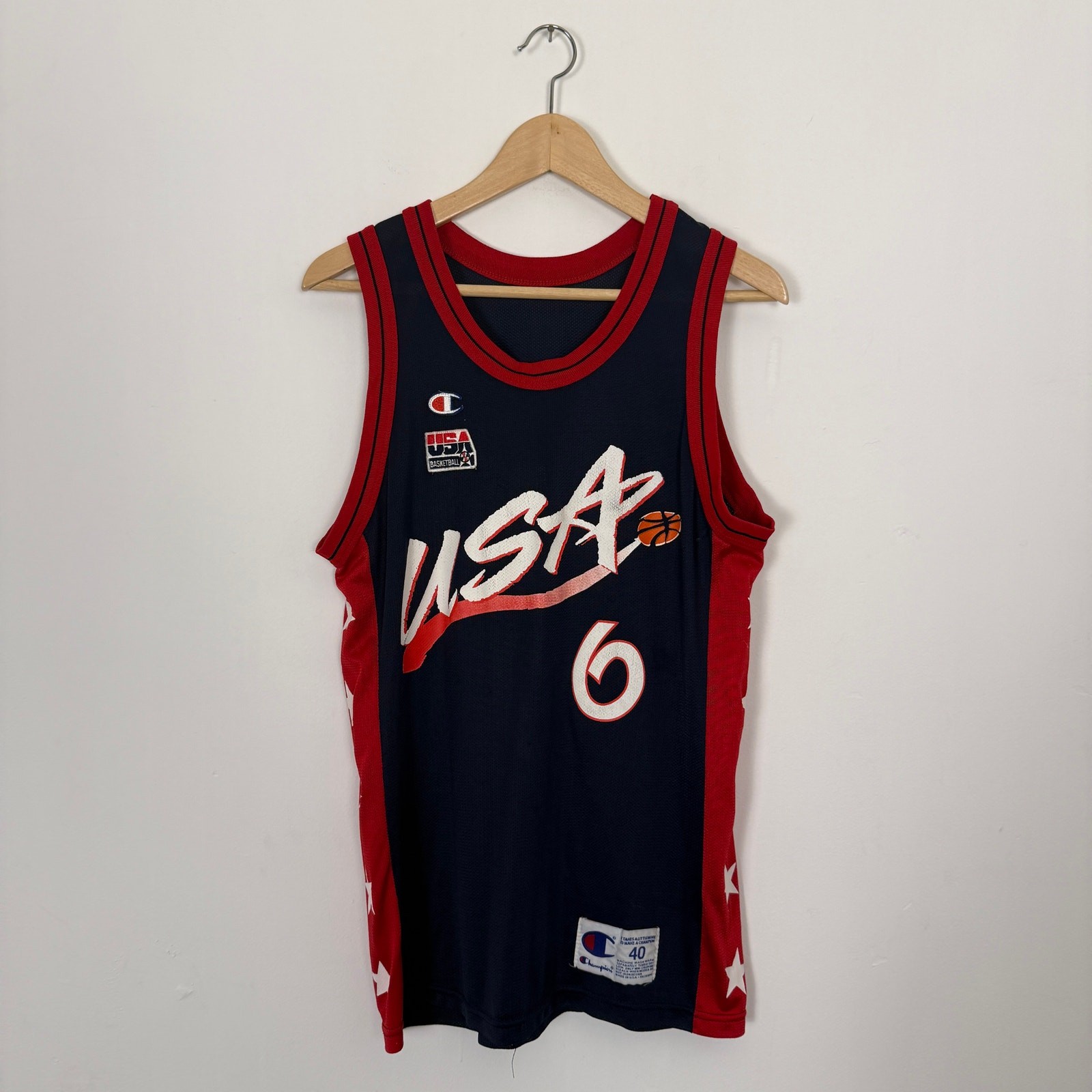 Vintage 90s Penny Hardaway Dream Team USA Champion Olympic NBA Basketball Jersey