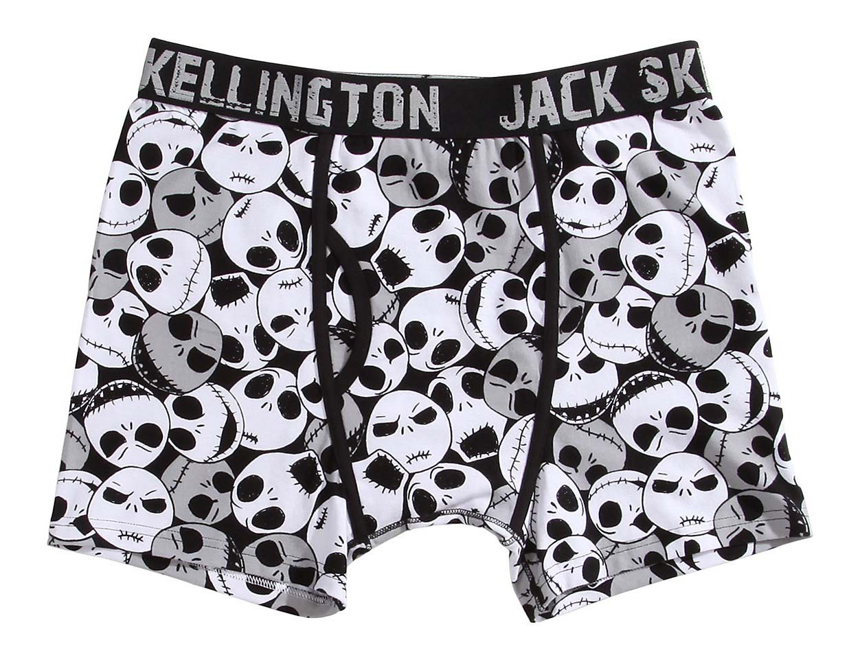Nightmare Before Christmas Jack Skellington Pattern Men’s Boxer/Briefs New