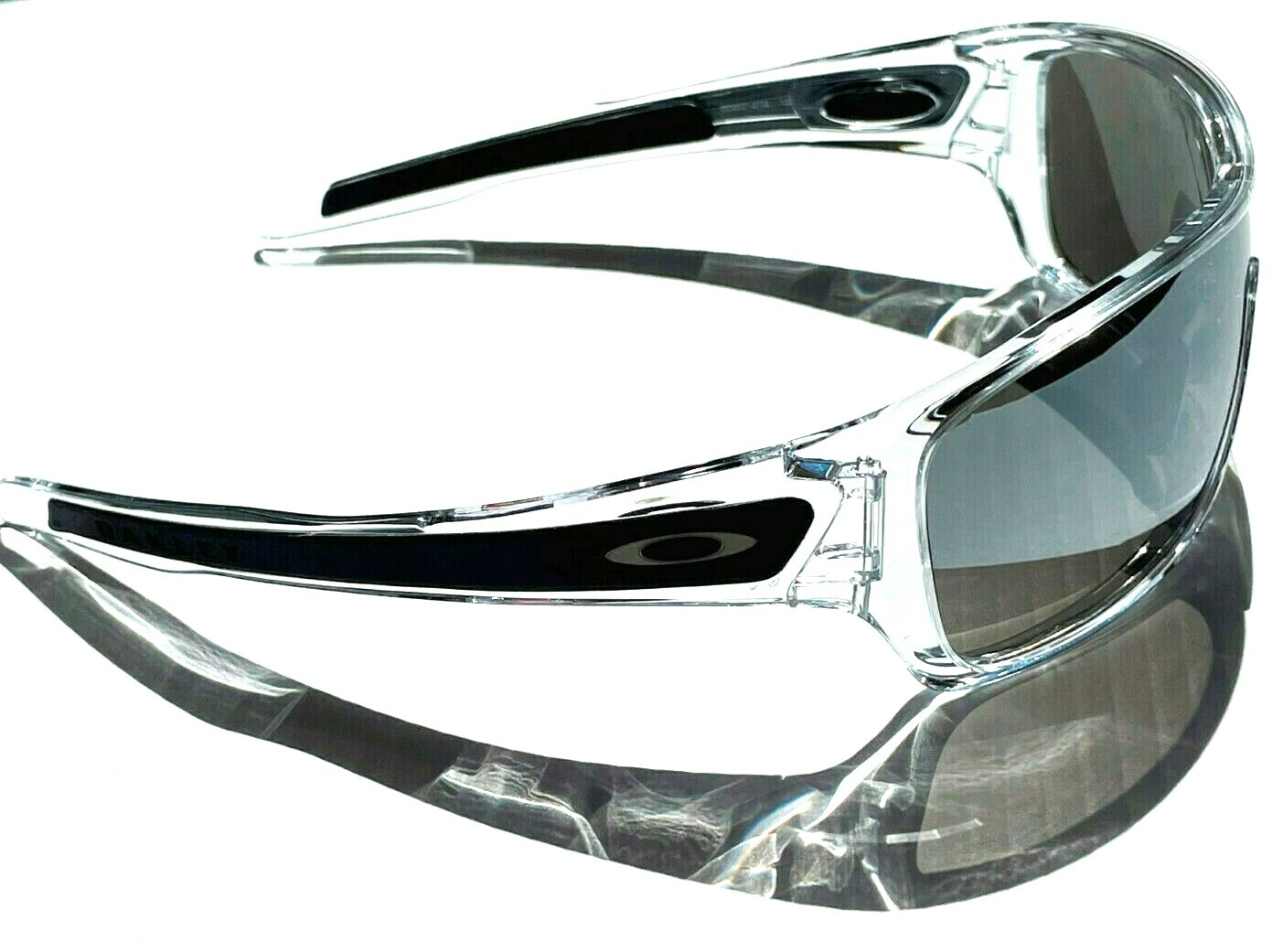 NEW* Oakley TURBINE ROTOR Clear POLARIZED Galaxy CHROME Sunglass 9307